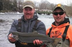 Rainbow trout fishing in NY