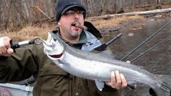 Fishing at Pulaski - 23 inch fish caught