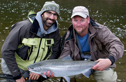 Rainbow trout caught during fishing trip in Mississauga