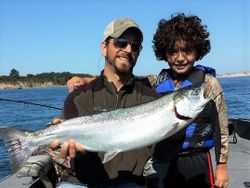 Chinook Salmon, a 28-inch fish, caught in Aumsville