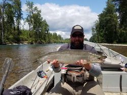 Coho Salmon caught while fishing in OR
