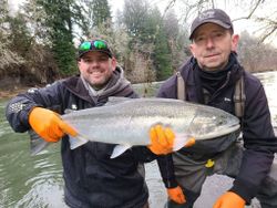 Two people fishing in OR
