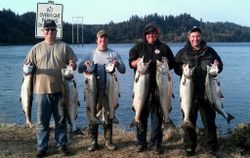 Seven sea trout caught while fishing in Aumsville