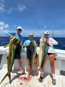 Three people fishing in Jacksonville