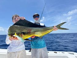 Two people fishing in Florida