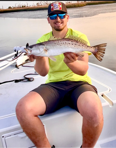 Spotted Weakfish, 21-inch fish caught fishing in FL