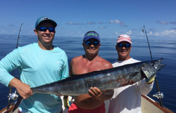 Three people fishing in Florida