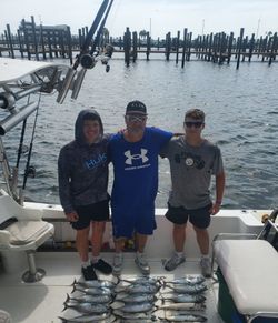 Three people fishing in Panama City