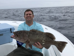 Caught a gag grouper fishing in Panama City