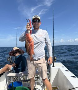 Two people fishing in Panama City