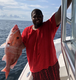 Angler with a big fish caught in Panama City