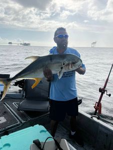 Crevalle Jack fish caught while fishing in Mannford
