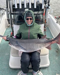 A fisherman with a 32-inch catch in OK