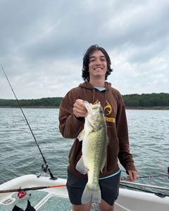 Largemouth bass caught in Mannford