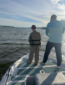 Scenic view of OK landscape during fishing