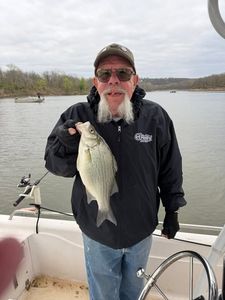 White bass caught while fishing in Mannford OK