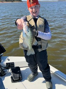 White crappie fish caught in OK