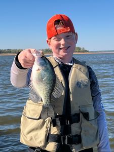 White crappie fish caught while fishing in OK