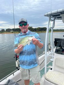 White crappie caught while fishing in Mannford
