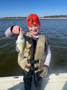 White crappie fish caught in Mannford