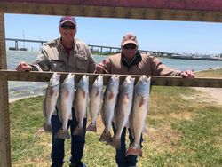 7 redfish caught in TX
