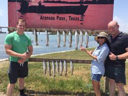 7 fish caught during fishing trip in Port Aransas
