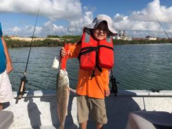 Lone angler fishing in TX