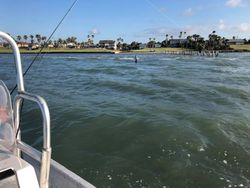 Scenic view of Port Aransas coastline