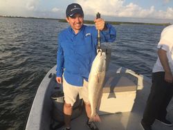 Angler with large 21-inch catch from Port Aransas