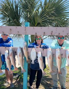 Redfish catch in Texas