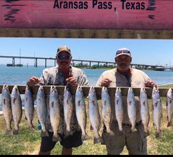 Spotted weakfish caught fishing in TX