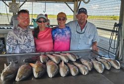 3 fish caught during fishing and hunting trip in Matagorda