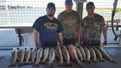 4 fish caught while fishing and hunting in Matagorda