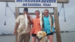 3 big fish caught during fishing and hunting in Matagorda