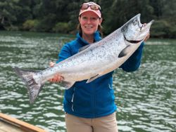 Chinook Salmon caught fishing in OR