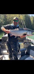 Coho salmon caught while fishing in OR