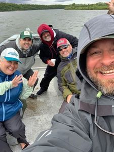 Five anglers fishing in Oregon