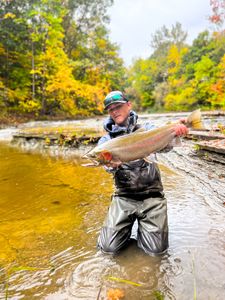 One person fishing in Mayville