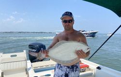 Angler fishing in Maryland