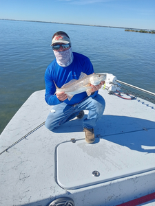 An angler fishing in TX