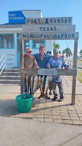 Two people fishing in TX