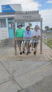 Three people fishing in TX
