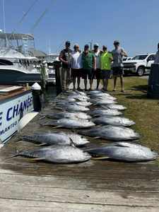 5 Yellowfin Tuna, Atlantic Bonito caught by fishing in Nags Head
