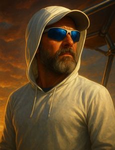 A person fishing in the OK area