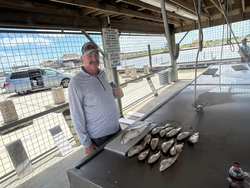 Two people fishing in Matagorda