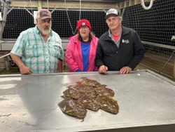 Three anglers fishing in Matagorda