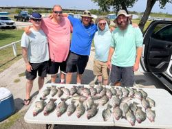 Group of 5 people fishing in Texas