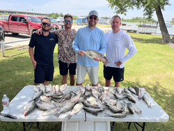 A 16-inch wiper caught among the 4 anglers at Tower Bay Park with the Jigging, Light Tackle technique