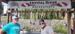 9 redfish, spotted weakfish, tripletail, and grey snapper caught in FL