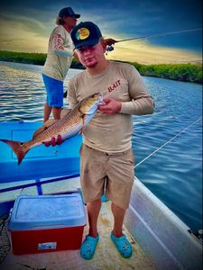 Two anglers fishing in the crystal river